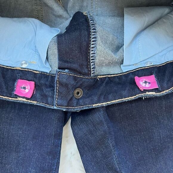 Mini Boden Slim Fit Jeans Dark Wash Denim Adjustable Waist Kids / Girls 14Y - Picture 5 of 9